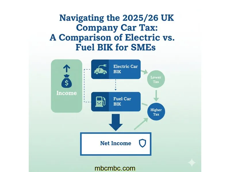 Navigating the 2025/26 UK Company Car Tax: A Comparison of Electric vs. Fuel BIK for SMEs